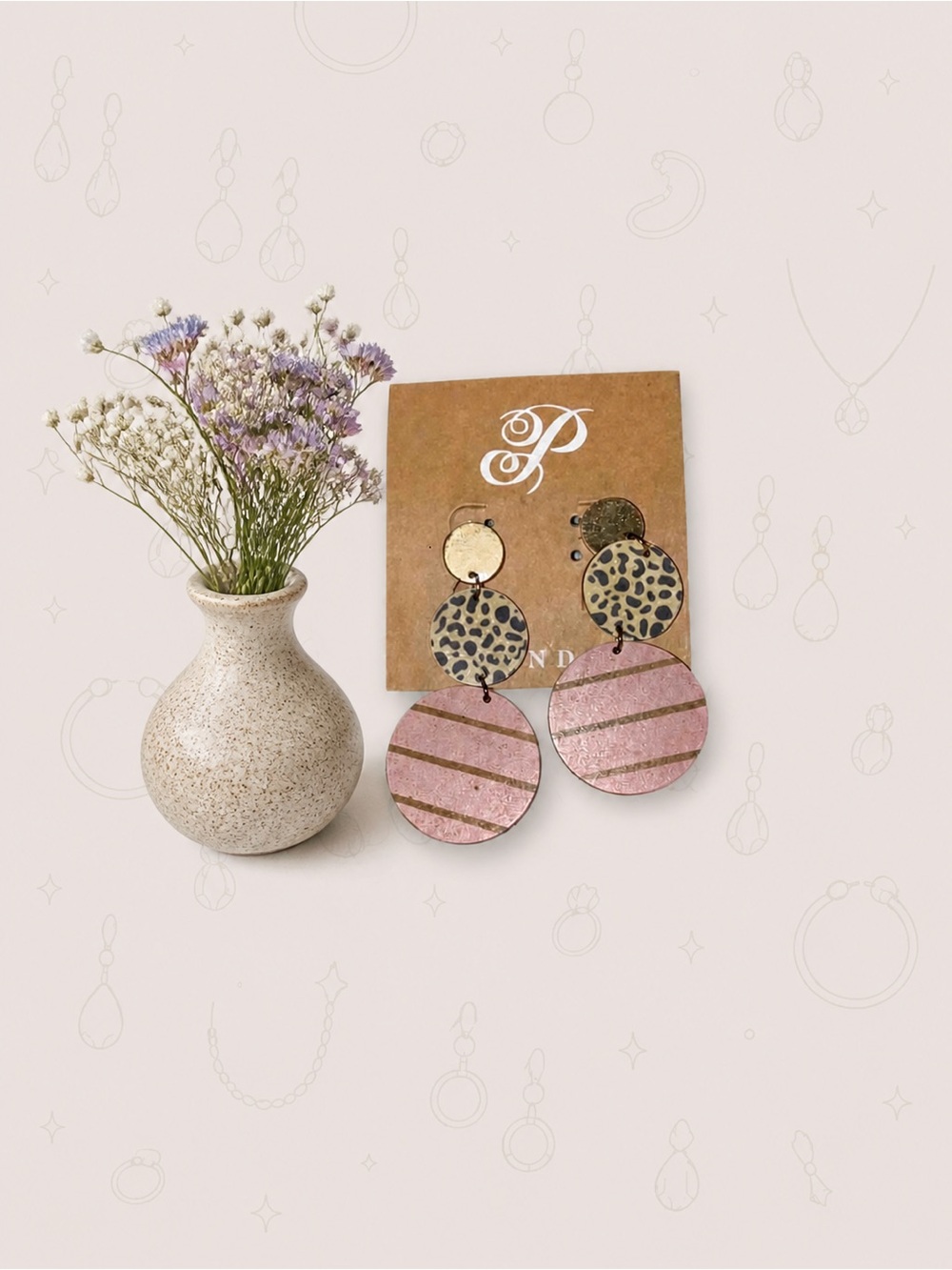 Plunder Ayana Triple drop Statement Earrings